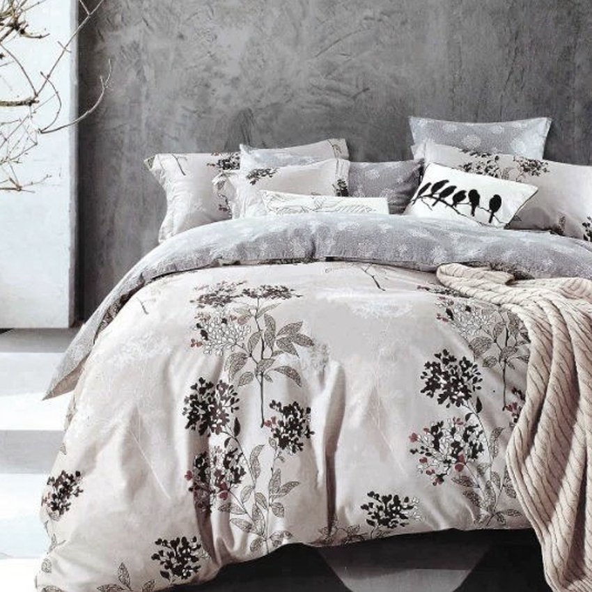 Printed Bed sheet DF Series 3in1 Bedding Set ( 2 pillowcases and 1 fitted Sheet ) DF054