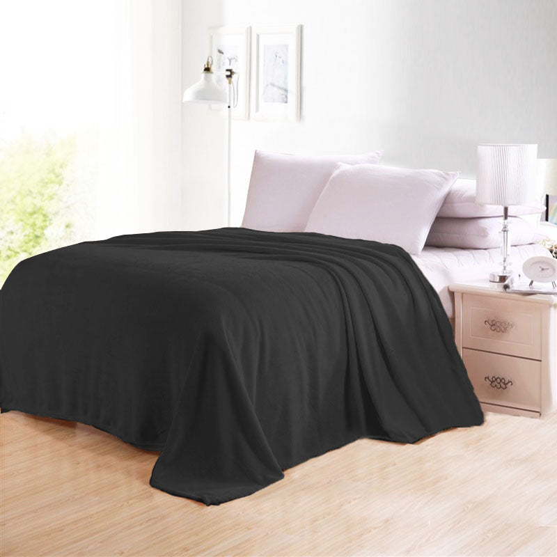 Plain Coral Fleece Blanket B2021