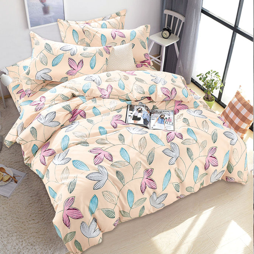 Printed Bed sheet DF Series 3in1 Bedding Set ( 2 pillowcases and 1 fitted Sheet ) DF222