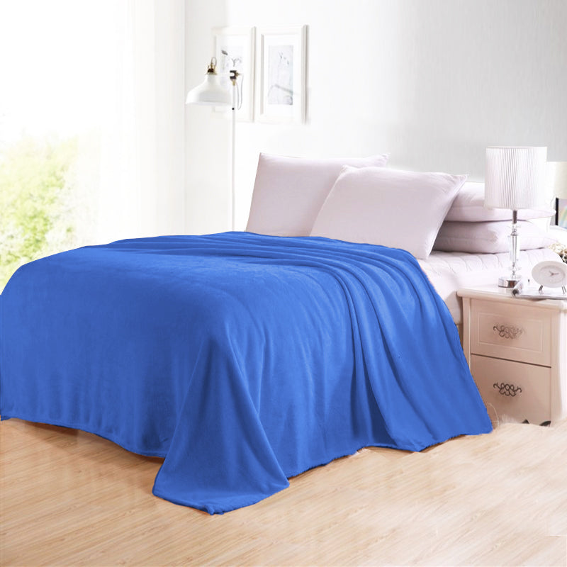 Plain Coral Fleece Blanket B2021