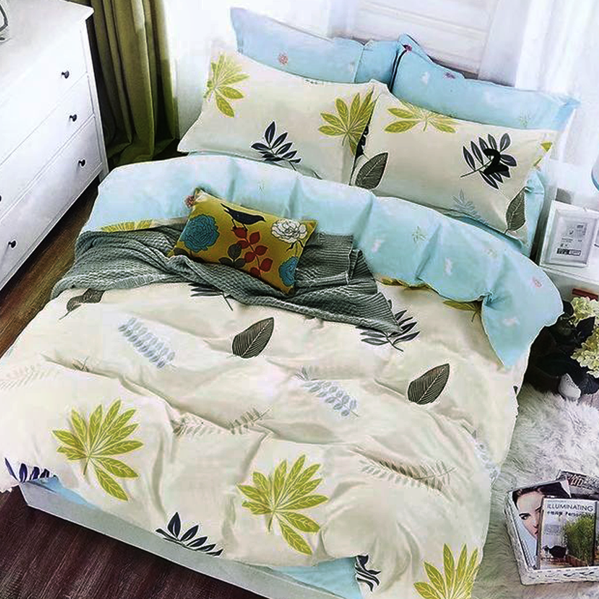 Printed Bed sheet DF Series 3in1 Bedding Set ( 2 pillowcases and 1 fitted Sheet ) DF139