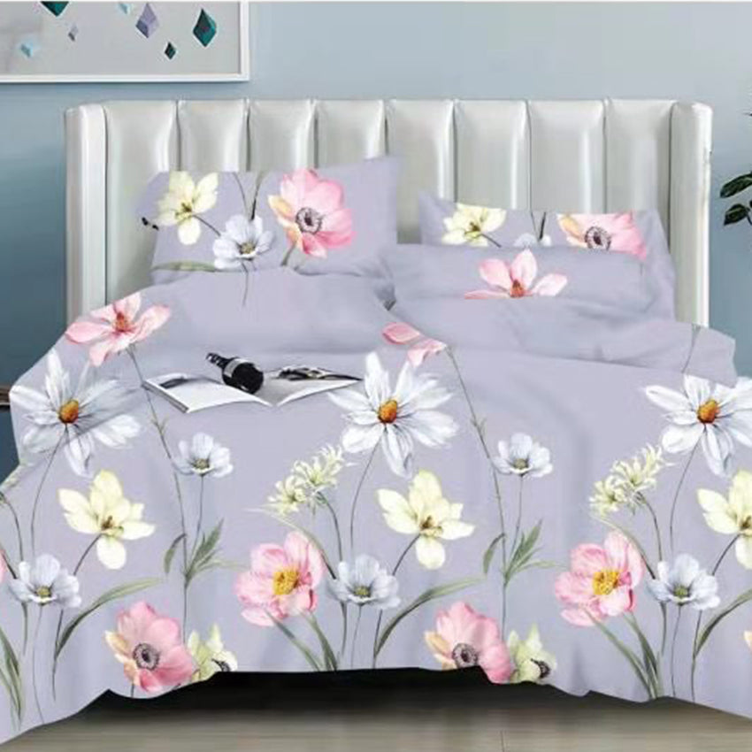 Printed Bed sheet NQ Series 3in1 Bedding Set ( 2 pillowcases and 1 fitted Sheet ) NQ211