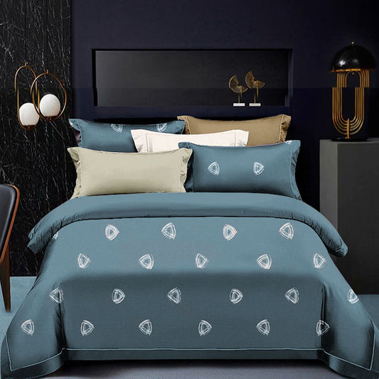 Printed Bed sheet NQ Series 3in1 Bedding Set ( 2 pillowcases and 1 fitted Sheet ) NQ413