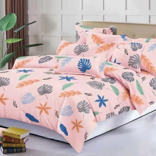 Printed Bed sheet NQ Series 3in1 Bedding Set ( 2 pillowcases and 1 fitted Sheet ) NQ315