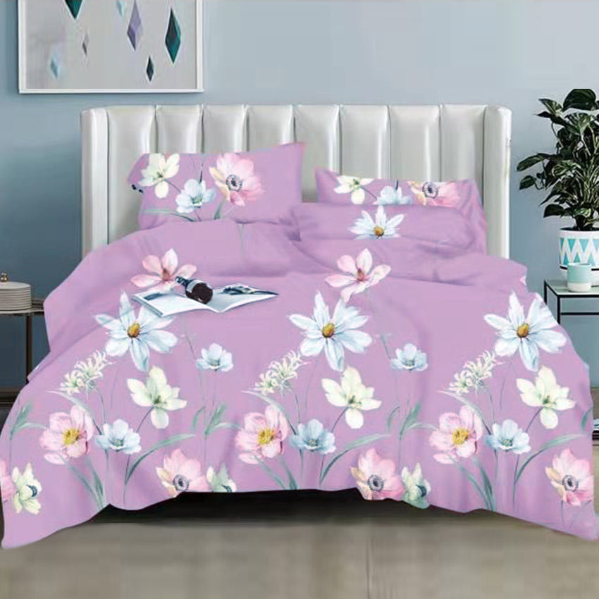 Printed Bed sheet NQ Series 3in1 Bedding Set ( 2 pillowcases and 1 fitted Sheet ) NQ209