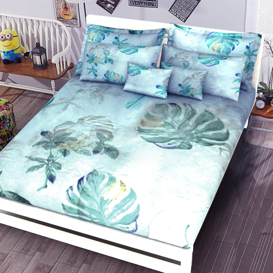 Printed Bed sheet NQ Series 3in1 Bedding Set ( 2 pillowcases and 1 fitted Sheet ) NQ320