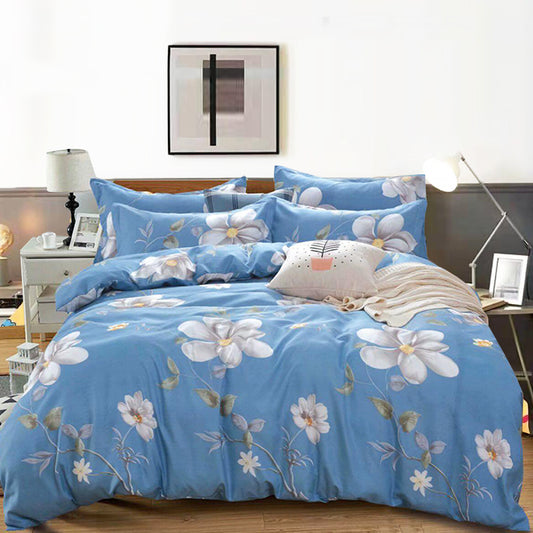Printed Bed sheet NQ Series 3in1 Bedding Set ( 2 pillowcases and 1 fitted Sheet ) NQ123