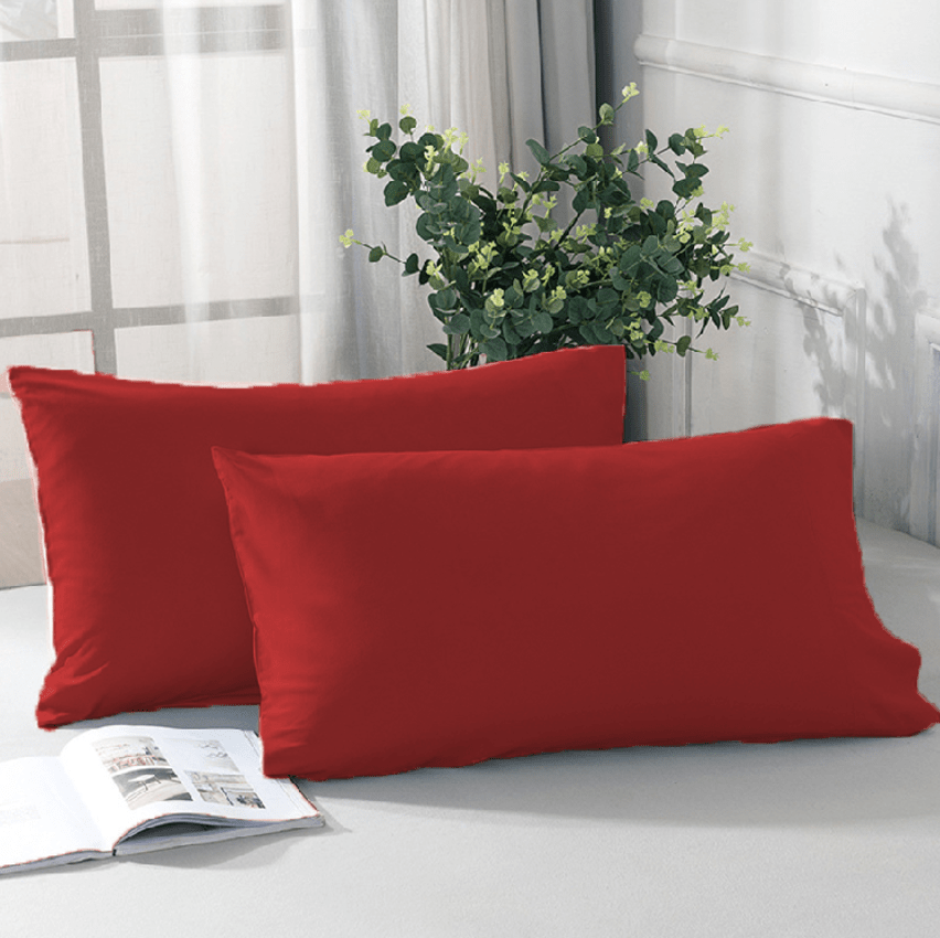 2 pcs Pillowcase 18x28 inches 2017Red-PC