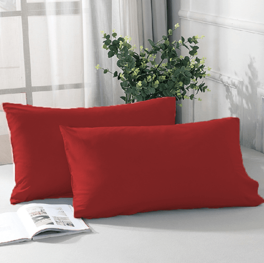 2 pcs Pillowcase 18x28 inches 2017Red-PC
