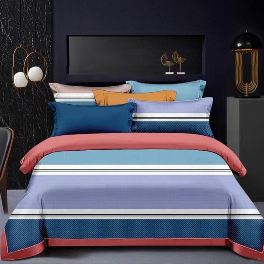 Printed Bed sheet NQ Series 3in1 Bedding Set ( 2 pillowcases and 1 fitted Sheet ) NQ364