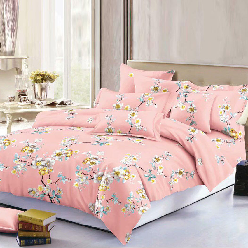 Printed Bed sheet NQ Series 3in1 Bedding Set ( 2 pillowcases and 1 fitted Sheet ) NQ120