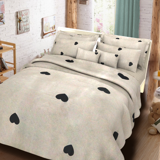 Printed Bed sheet DF Series 3in1 Bedding Set ( 2 pillowcases and 1 fitted Sheet ) DF5B