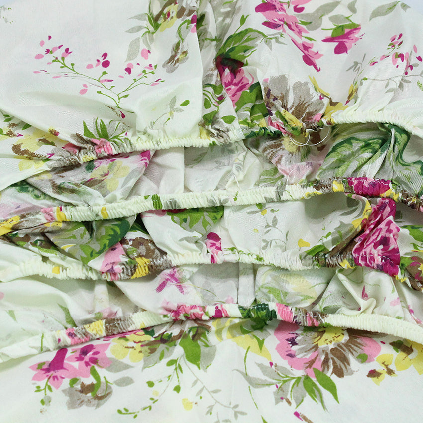 Printed Bed sheet DF Series 3in1 Bedding Set ( 2 pillowcases and 1 fitted Sheet ) DF610