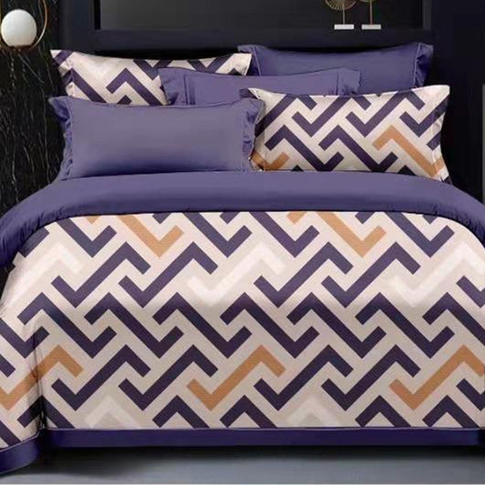 Printed Bed sheet NQ Series 3in1 Bedding Set ( 2 pillowcases and 1 fitted Sheet ) NQ357