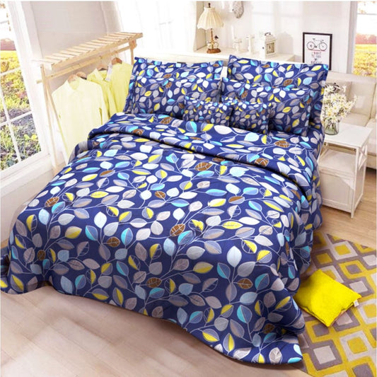 Printed Bed sheet DF Series 3in1 Bedding Set ( 2 pillowcases and 1 fitted Sheet ) DF084