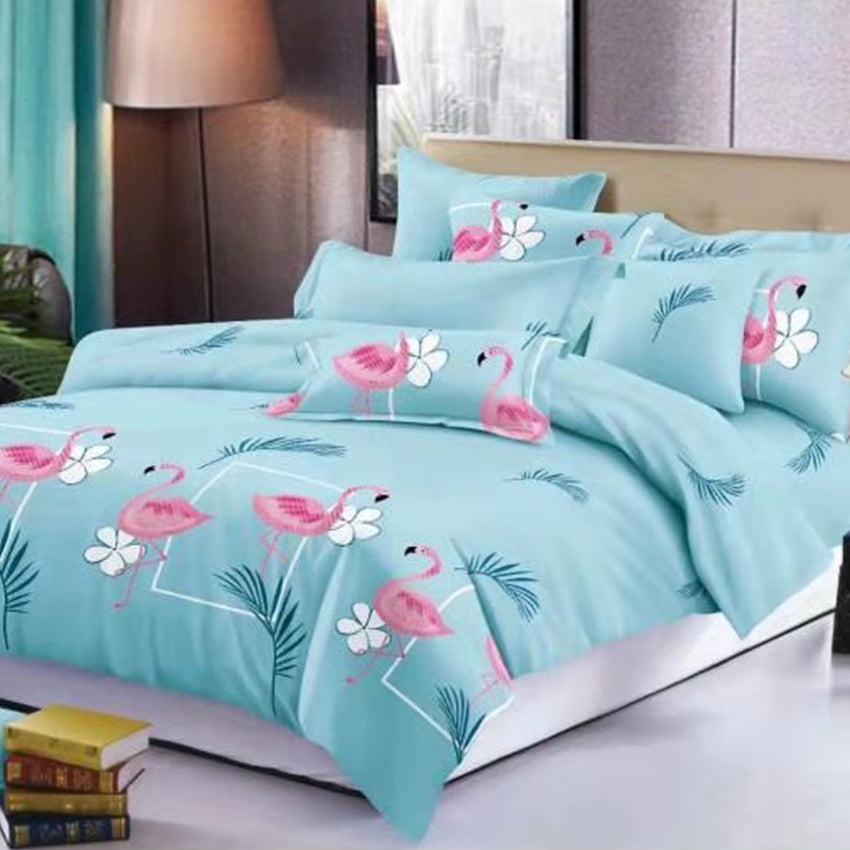 Printed Bed sheet NQ Series 3in1 Bedding Set ( 2 pillowcases and 1 fitted Sheet ) NQ5