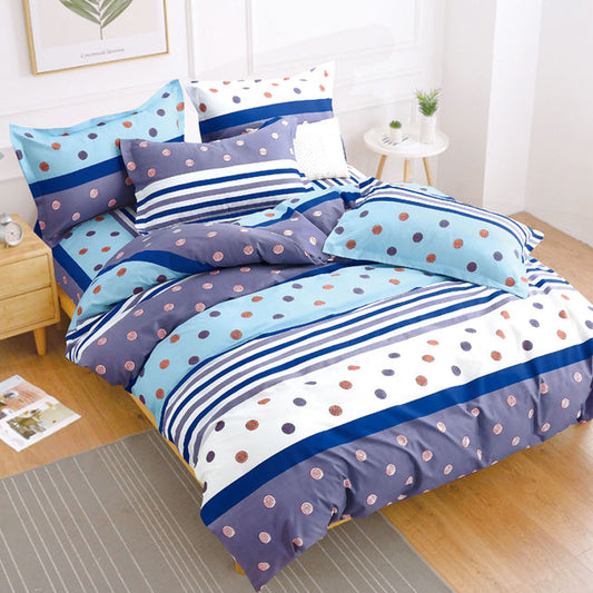 Printed Bed sheet DF Series 3in1 Bedding Set ( 2 pillowcases and 1 fitted Sheet ) DF2021