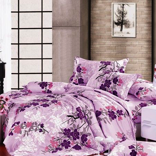 Printed Bed sheet DF Series 3in1 Bedding Set ( 2 pillowcases and 1 fitted Sheet ) DF2145