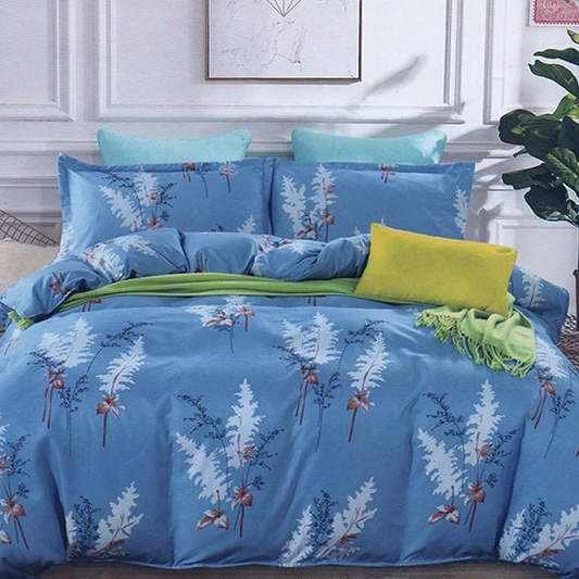 Printed Bed sheet DF Series 3in1 Bedding Set ( 2 pillowcases and 1 fitted Sheet ) DF166