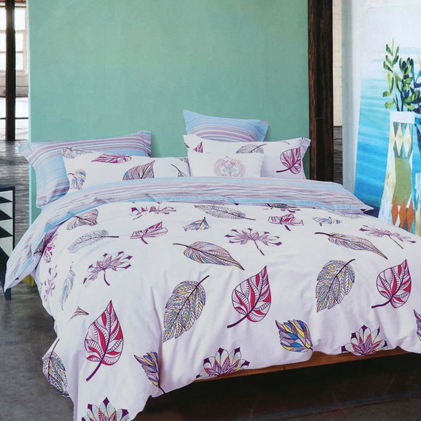 Printed Bed sheet DF Series 3in1 Bedding Set ( 2 pillowcases and 1 fitted Sheet ) DF116
