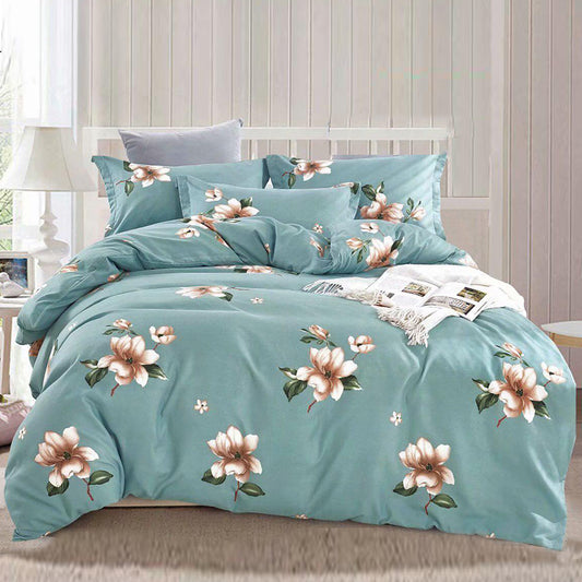Printed Bed sheet NQ Series 3in1 Bedding Set ( 2 pillowcases and 1 fitted Sheet ) NQ122