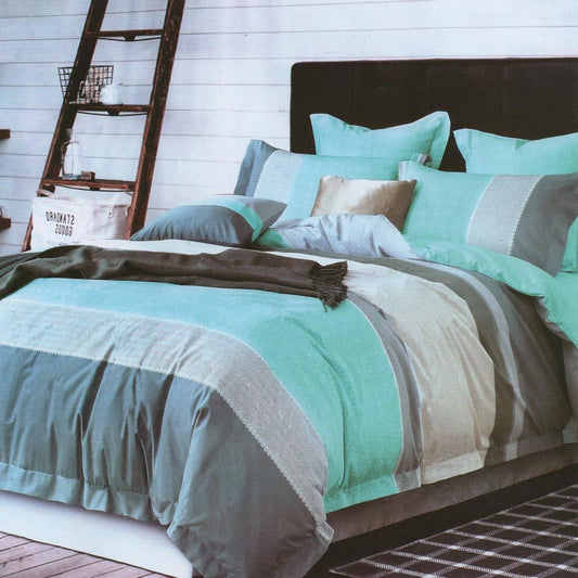Printed Bed sheet DF Series 3in1 Bedding Set ( 2 pillowcases and 1 fitted Sheet ) DF58
