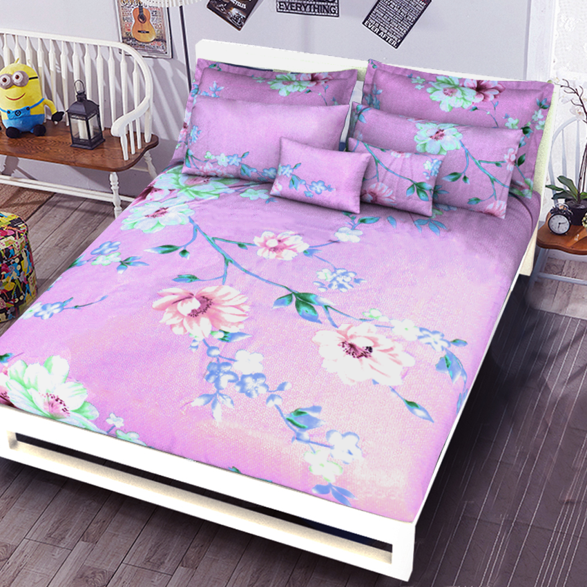 Printed Bed sheet NQ Series 3in1 Bedding Set ( 2 pillowcases and 1 fitted Sheet ) NQ223