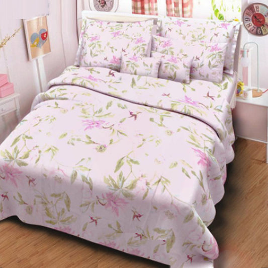 Printed Bed sheet DF Series 3in1 Bedding Set ( 2 pillowcases and 1 fitted Sheet ) DF73