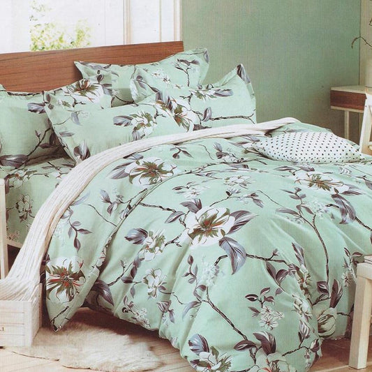 Printed Bed sheet DF Series 3in1 Bedding Set ( 2 pillowcases and 1 fitted Sheet ) DF14