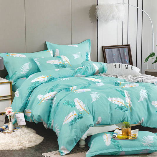 Printed Bed sheet DF Series 3in1 Bedding Set ( 2 pillowcases and 1 fitted Sheet ) DF276