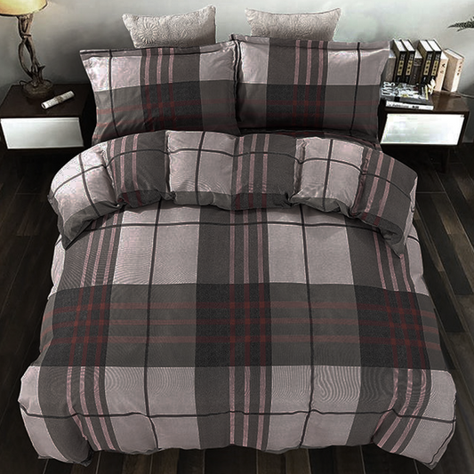 Printed Bed sheet DF Series 3in1 Bedding Set ( 2 pillowcases and 1 fitted Sheet ) DF613