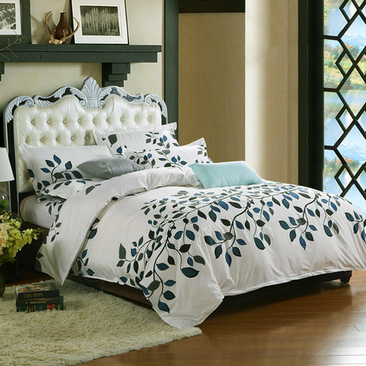 Printed Bed sheet DF Series 3in1 Bedding Set ( 2 pillowcases and 1 fitted Sheet ) DF2153