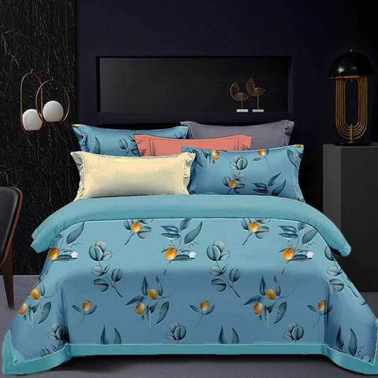 Printed Bed sheet NQ Series 3in1 Bedding Set ( 2 pillowcases and 1 fitted Sheet ) NQ380