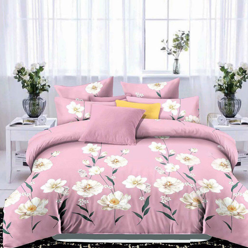 Printed Bed sheet NQ Series 3in1 Bedding Set ( 2 pillowcases and 1 fitted Sheet ) NQ41