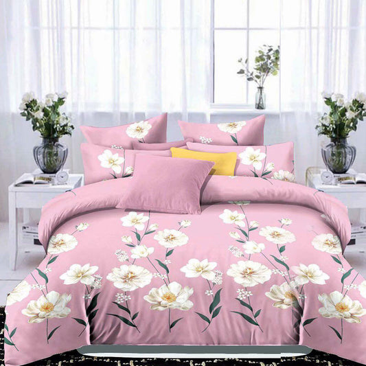 Printed Bed sheet NQ Series 3in1 Bedding Set ( 2 pillowcases and 1 fitted Sheet ) NQ41