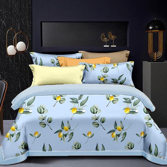 Printed Bed sheet NQ Series 3in1 Bedding Set ( 2 pillowcases and 1 fitted Sheet ) NQ378