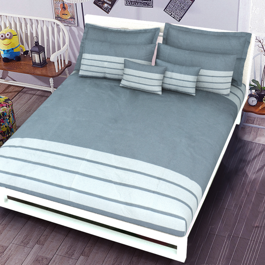 Printed Bed sheet NQ Series 3in1 Bedding Set ( 2 pillowcases and 1 fitted Sheet ) NQ469