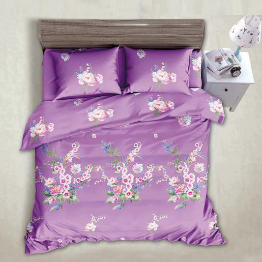 Printed Bed sheet NQ Series 3in1 Bedding Set ( 2 pillowcases and 1 fitted Sheet ) NQ263
