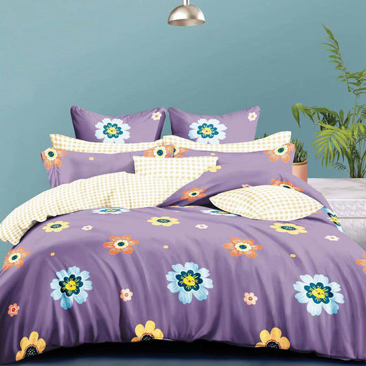 Printed Bed sheet NQ Series 3in1 Bedding Set ( 2 pillowcases and 1 fitted Sheet ) NQ22