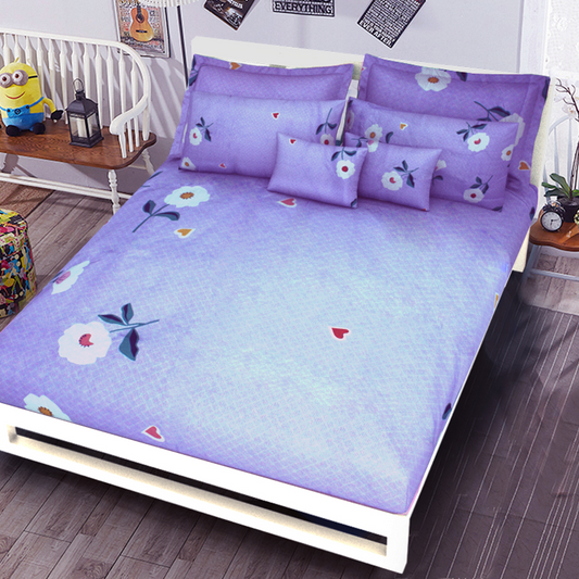 Printed Bed sheet NQ Series 3in1 Bedding Set ( 2 pillowcases and 1 fitted Sheet ) NQ214