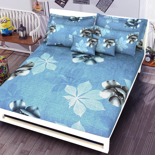 Printed Bed sheet NQ Series 3in1 Bedding Set ( 2 pillowcases and 1 fitted Sheet ) NQ230