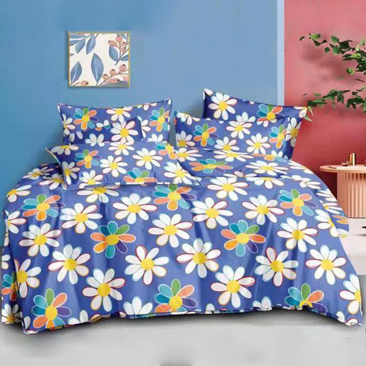 Printed Bed sheet NQ Series 3in1 Bedding Set ( 2 pillowcases and 1 fitted Sheet ) NQ717