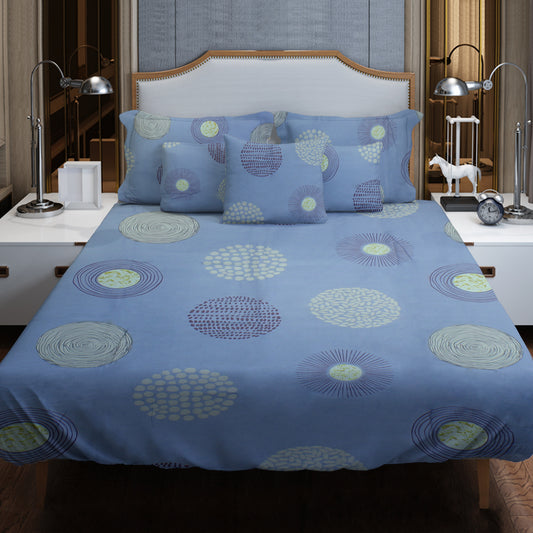 Printed Bed sheet NQ Series 3in1 Bedding Set ( 2 pillowcases and 1 fitted Sheet ) NQ46