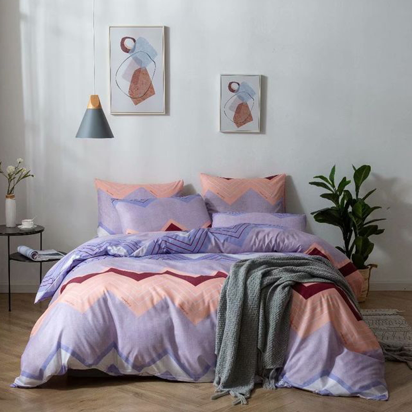 Printed Bed sheet DF Series 3in1 Bedding Set ( 2 pillowcases and 1 fitted Sheet ) DF269