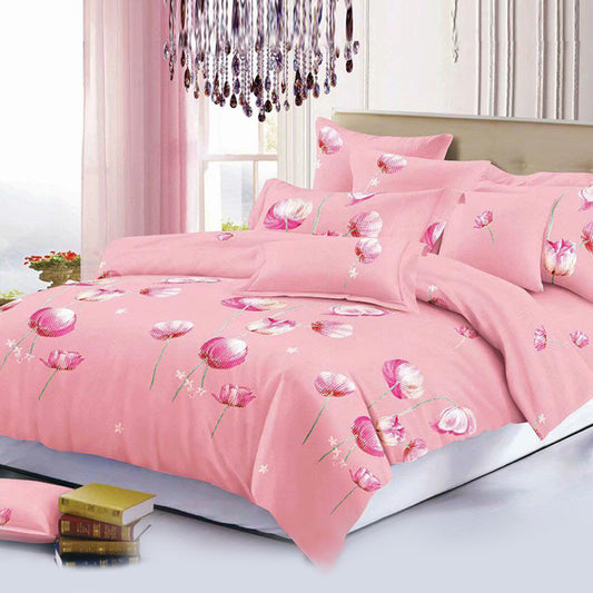 Printed Bed sheet NQ Series 3in1 Bedding Set ( 2 pillowcases and 1 fitted Sheet ) NQ9