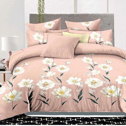 Printed Bed sheet NQ Series 3in1 Bedding Set ( 2 pillowcases and 1 fitted Sheet ) NQ132