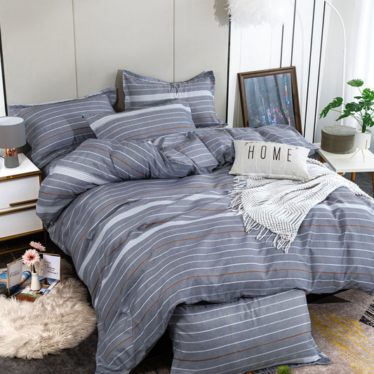 Printed Bed sheet DF Series 3in1 Bedding Set ( 2 pillowcases and 1 fitted Sheet ) DF278
