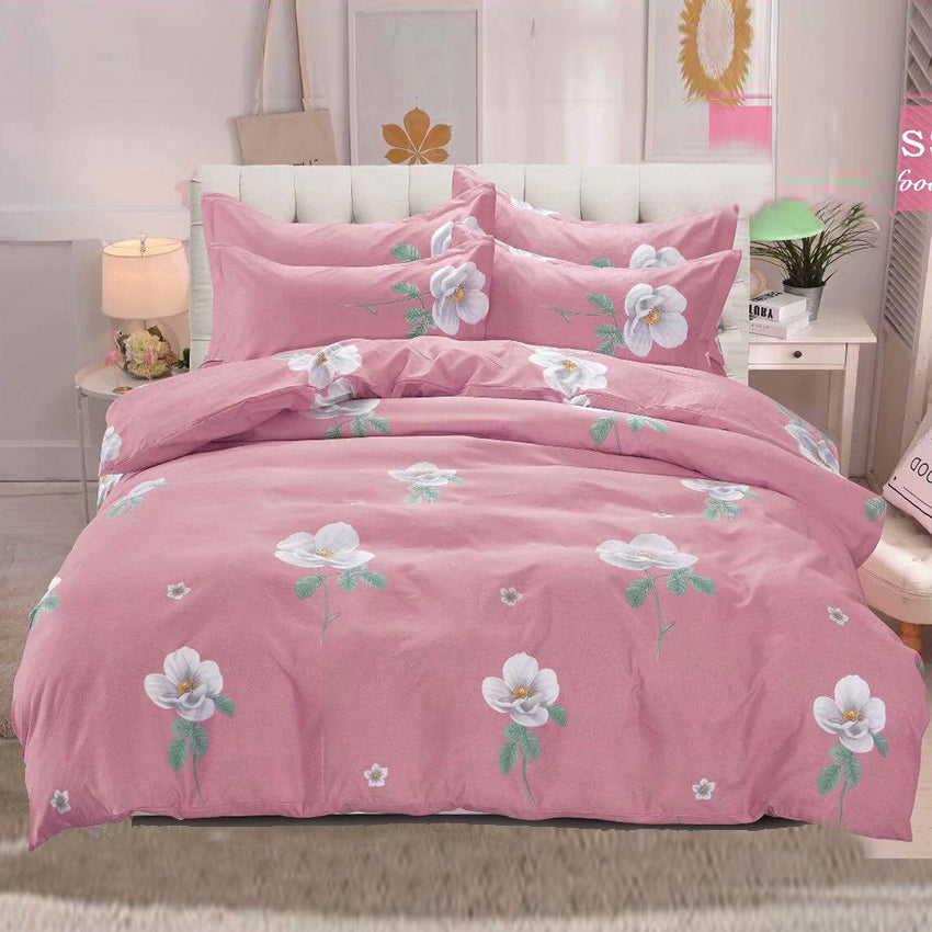 Printed Bed sheet NQ Series 3in1 Bedding Set ( 2 pillowcases and 1 fitted Sheet ) NQ124