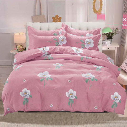 Printed Bed sheet NQ Series 3in1 Bedding Set ( 2 pillowcases and 1 fitted Sheet ) NQ124