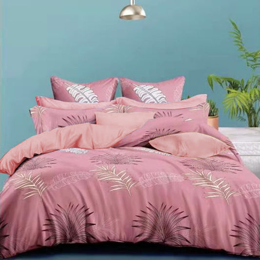 Printed Bed sheet NQ Series 3in1 Bedding Set ( 2 pillowcases and 1 fitted Sheet ) NQ27